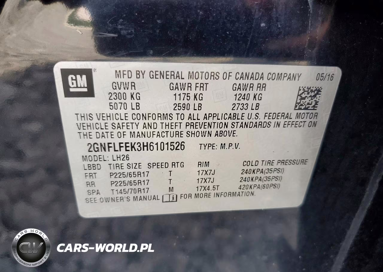 2017 Chevrolet Equinox Lt VIN:2GNFLFEK3H6101526 - 13