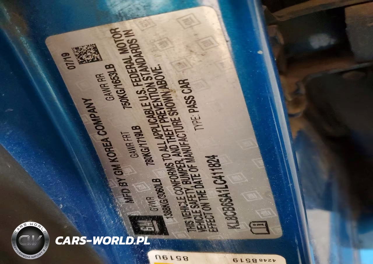 2020 Chevrolet Spark Ls VIN:KL8CB6SA1LC411824 - 12