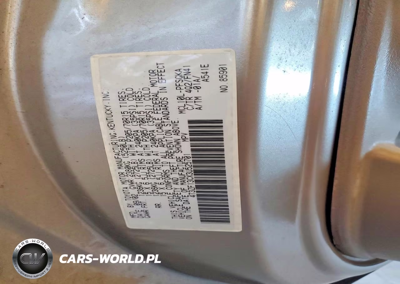 2003 Toyota Sienna Le VIN:4T3ZF13CX3U525701 - 13