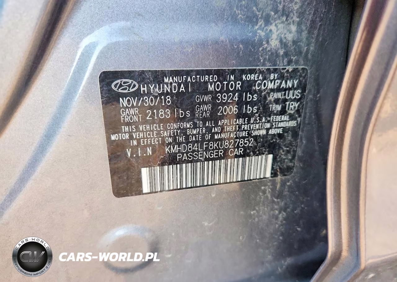 2019 Hyundai Elantra Value Edition VIN:KMHD84LF8KU827852 - 12