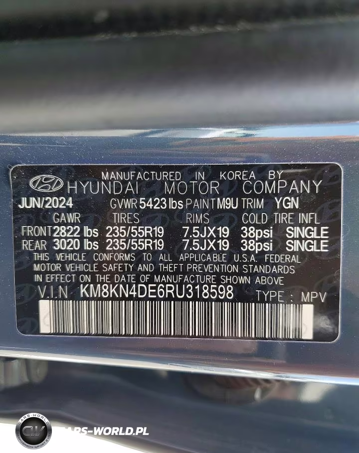 2024 Hyundai Ioniq 5 Sel VIN:KM8KN4DE6RU318598 - 13