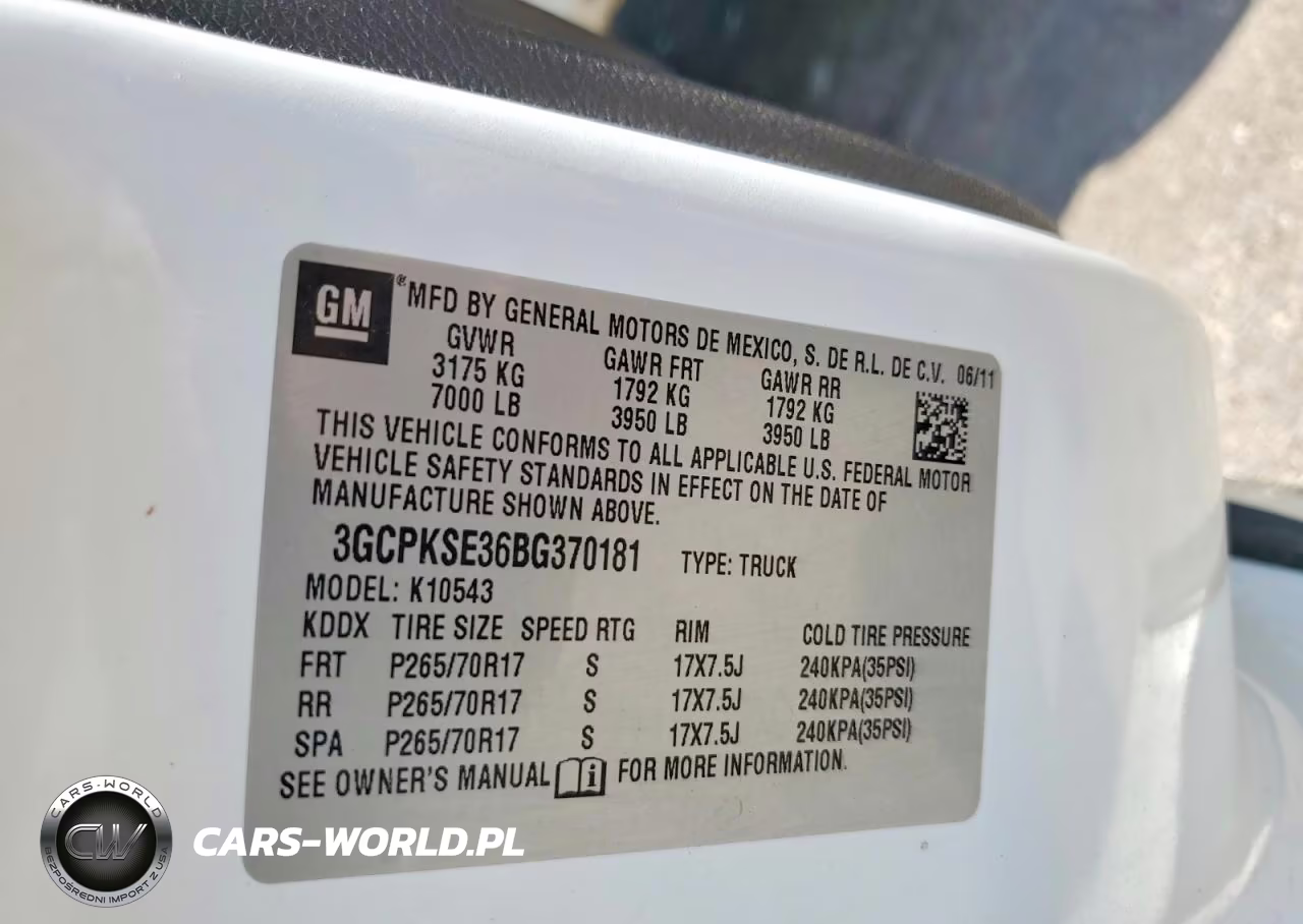 2011 Chevrolet Silverado K1500 Lt VIN:3GCPKSE36BG370181 - 12