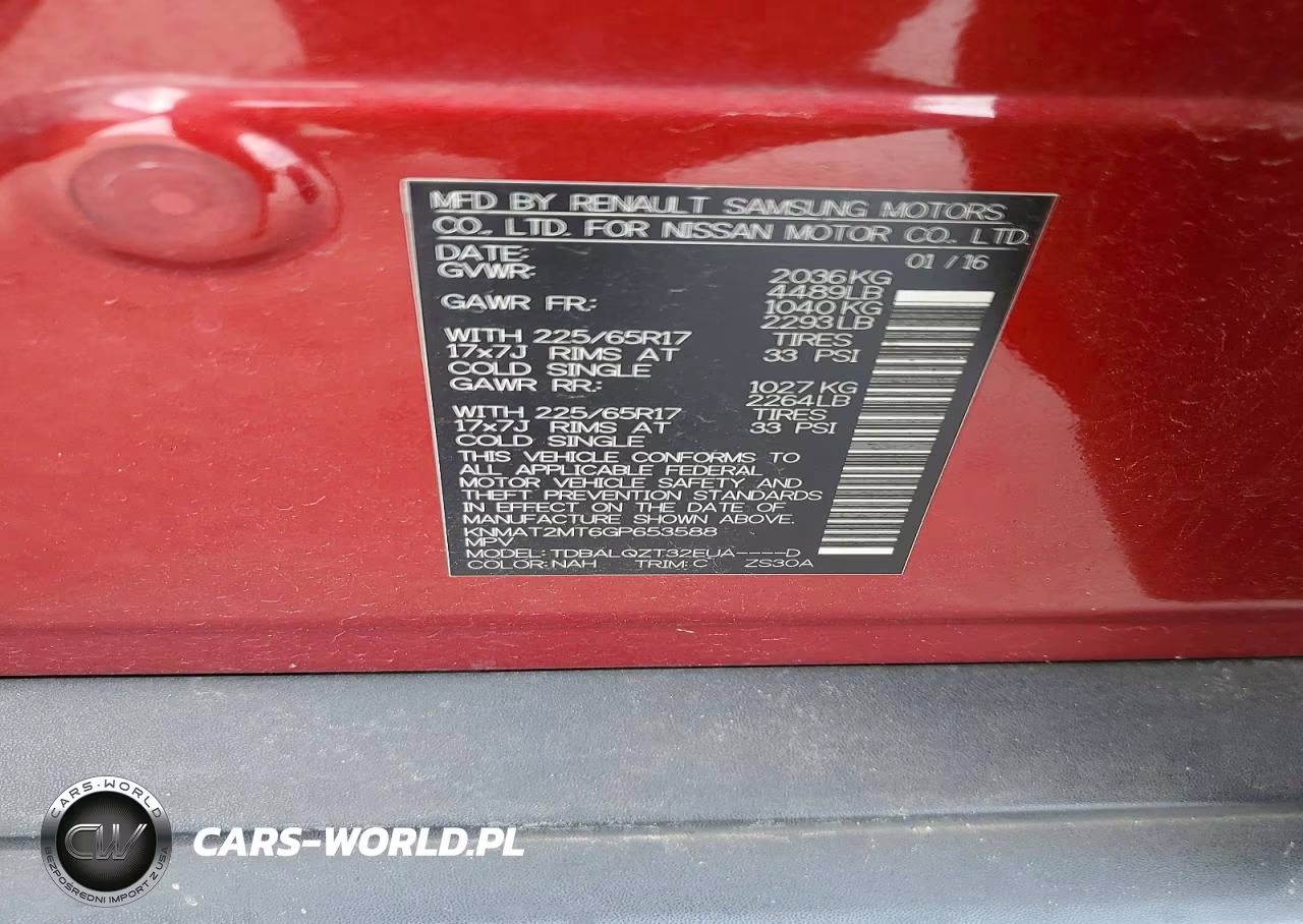 2016 Nissan Rogue VIN:KNMAT2MT6GP653588 - 12