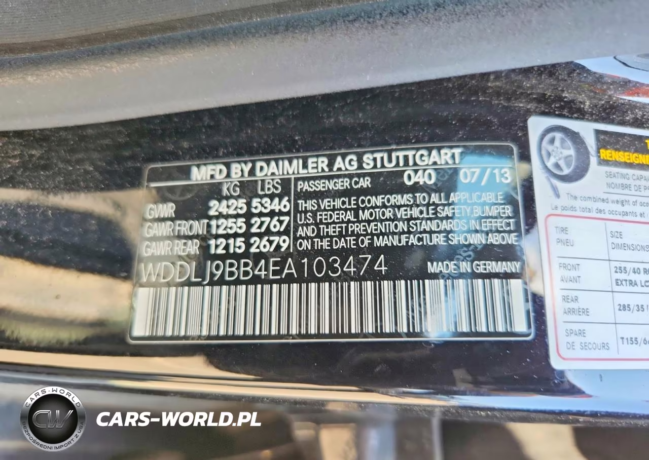 2014 Mercedes-Benz Cls 550 4Matic VIN:WDDLJ9BB4EA103474 - 12