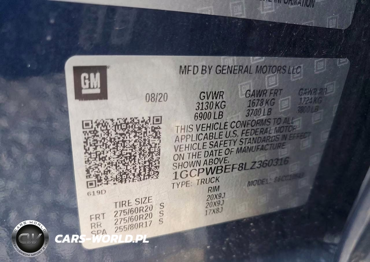 2020 Chevrolet Silverado C1500 Custom VIN:1GCPWBEF8LZ360316 - 13