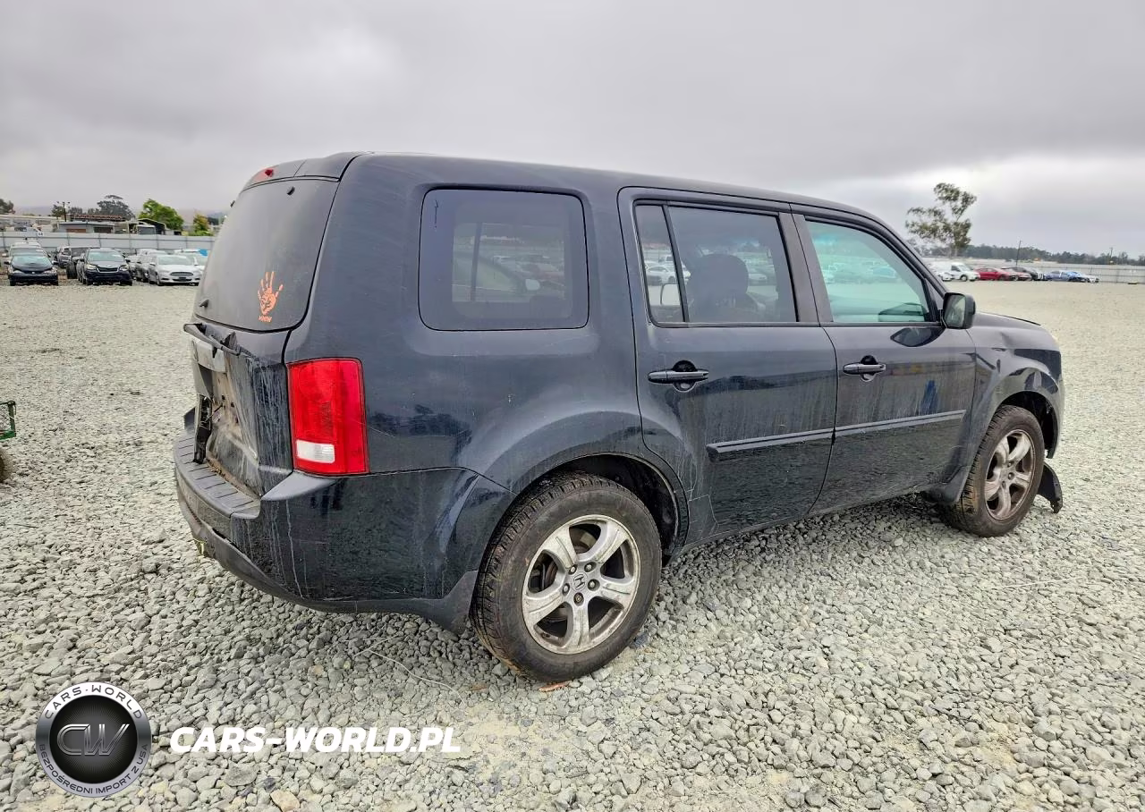 2014 Honda Pilot Exl VIN:5FNYF4H55EB003428 - 3