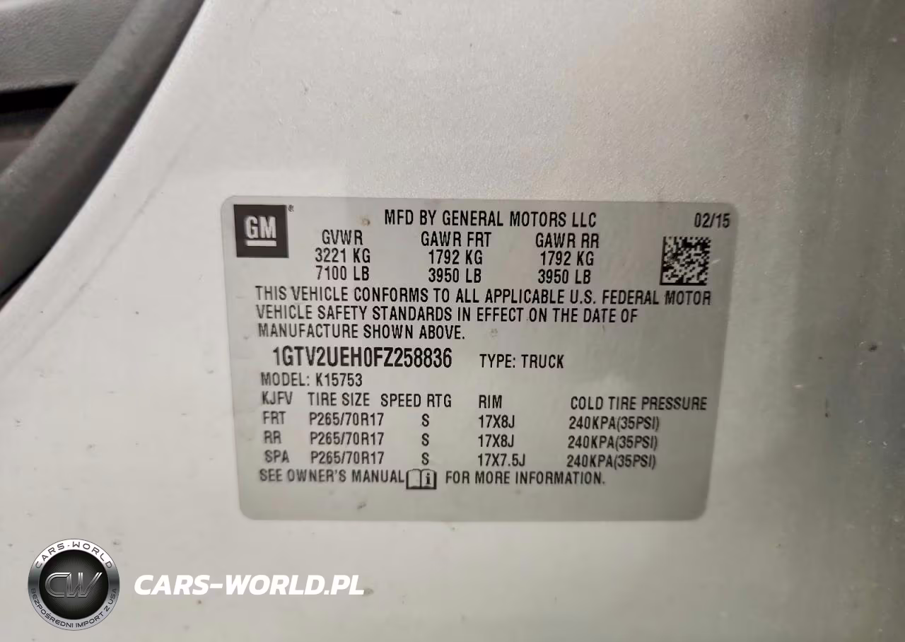 2015 GMC Sierra K1500 Sle VIN:1GTV2UEH0FZ258836 - 12