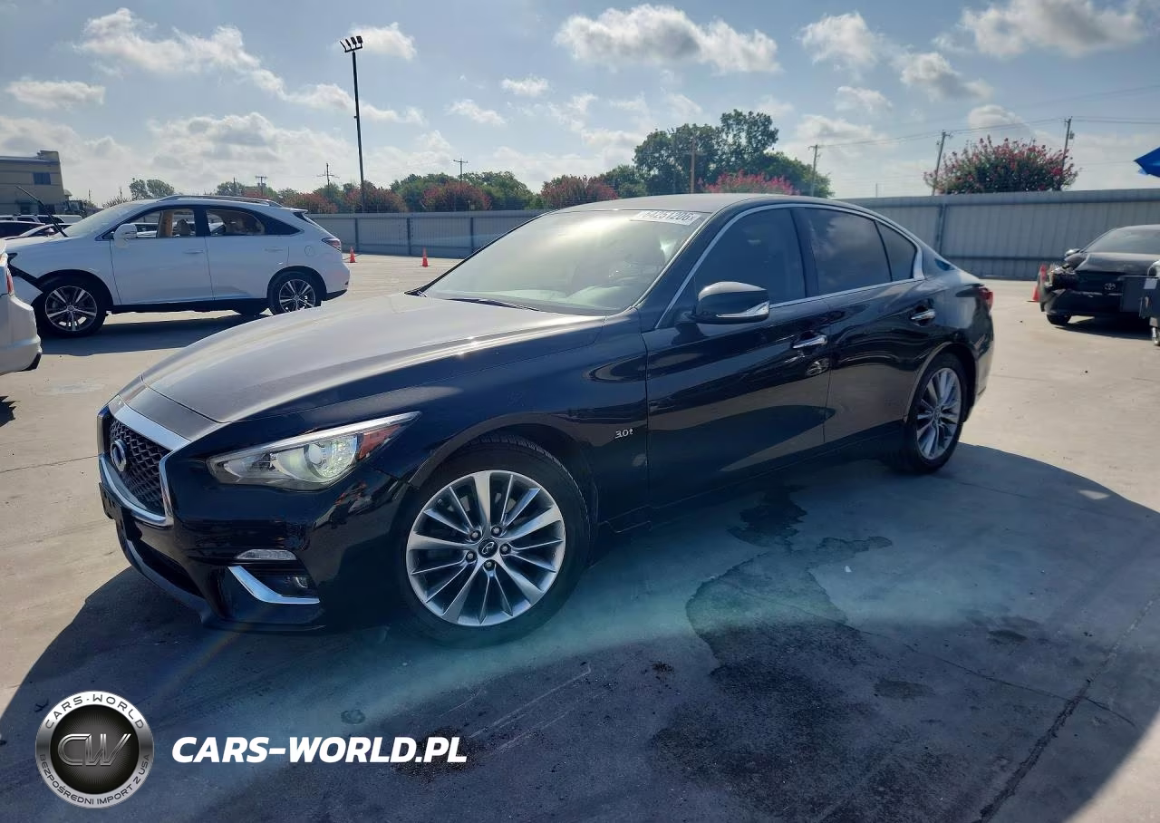 2018 Infiniti Q50 3.0T Luxe VIN:JN1EV7AR4JM443049 - 1