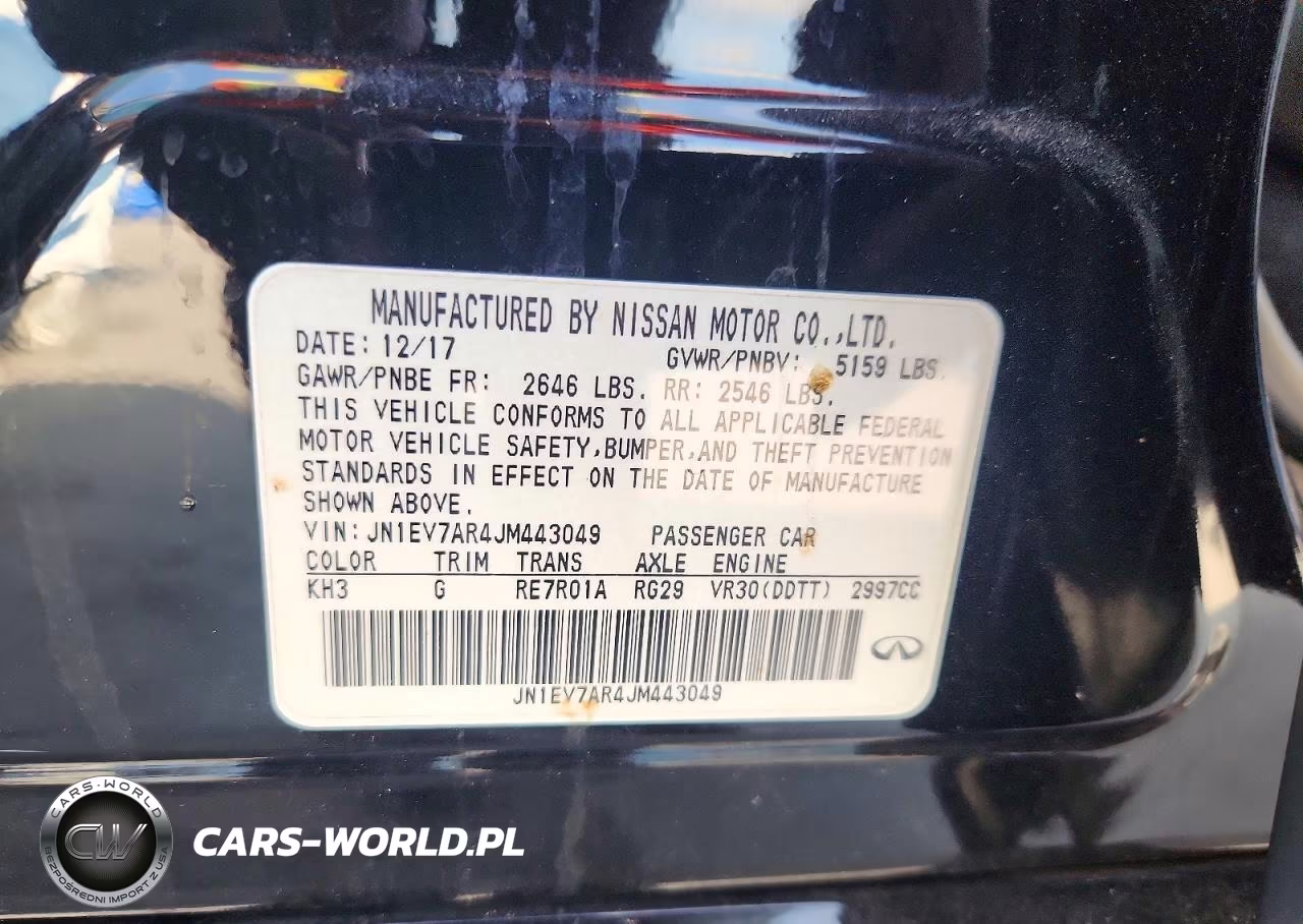 2018 Infiniti Q50 3.0T Luxe VIN:JN1EV7AR4JM443049 - 12