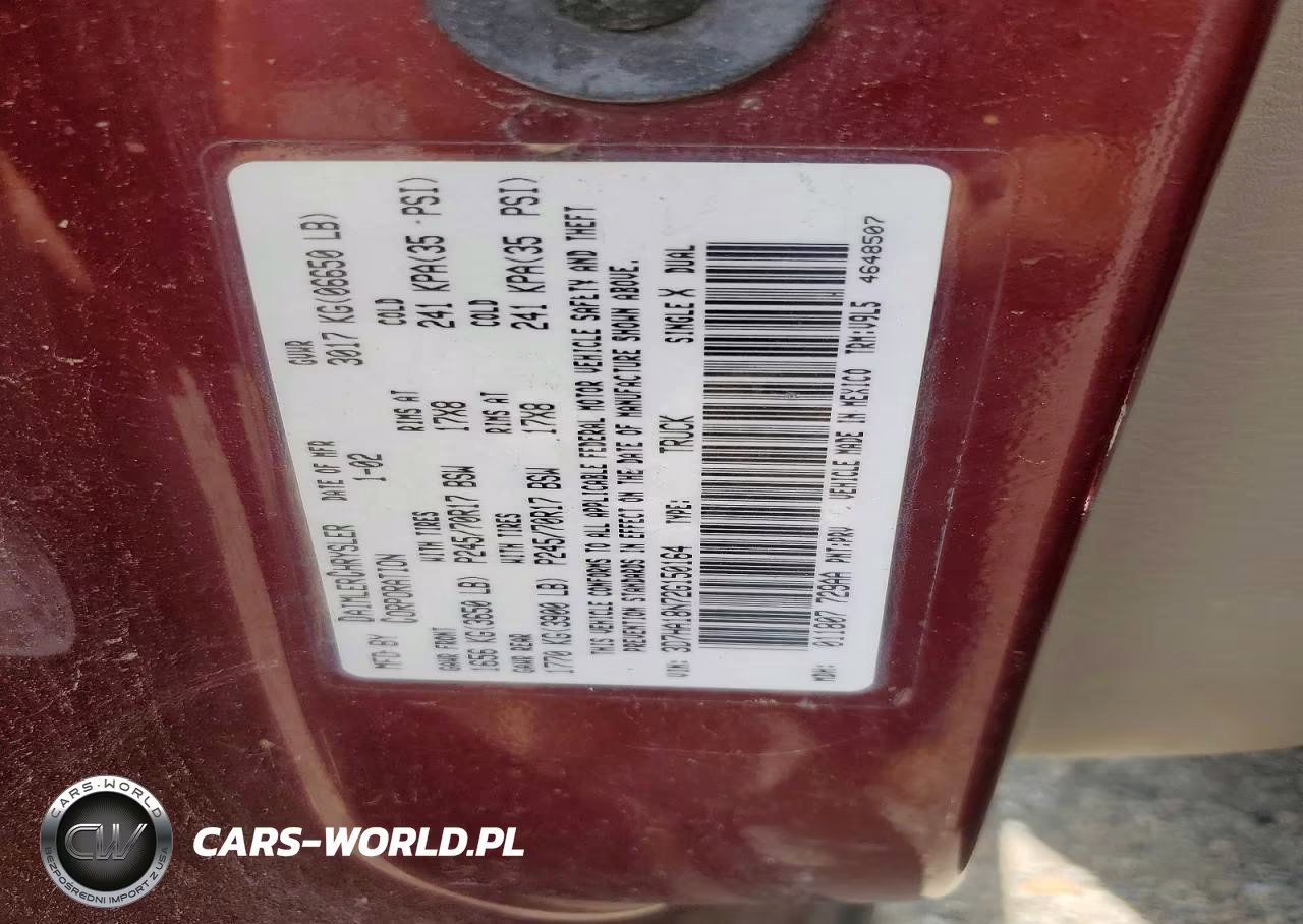 2002 Dodge Ram 1500 VIN:3D7HA18N72G150164 - 12