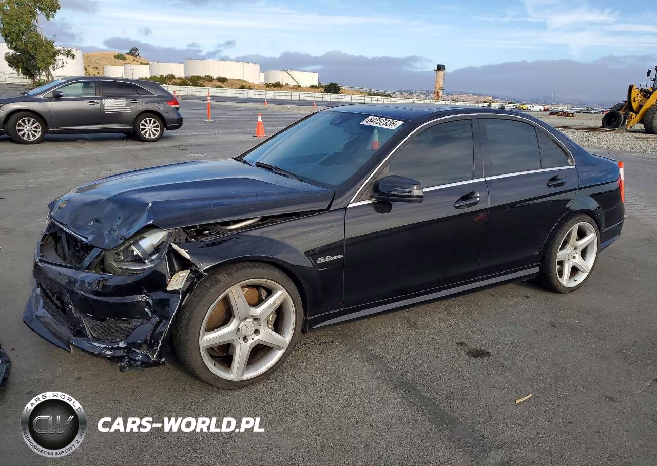 2013 Mercedes-Benz C 63 Amg VIN:WDDGF7HB8DA742048 - 1