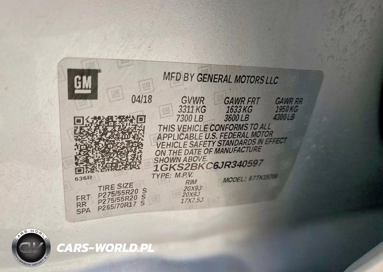 2018 GMC Yukon Slt VIN:1GKS2BKC6JR340597 - 14