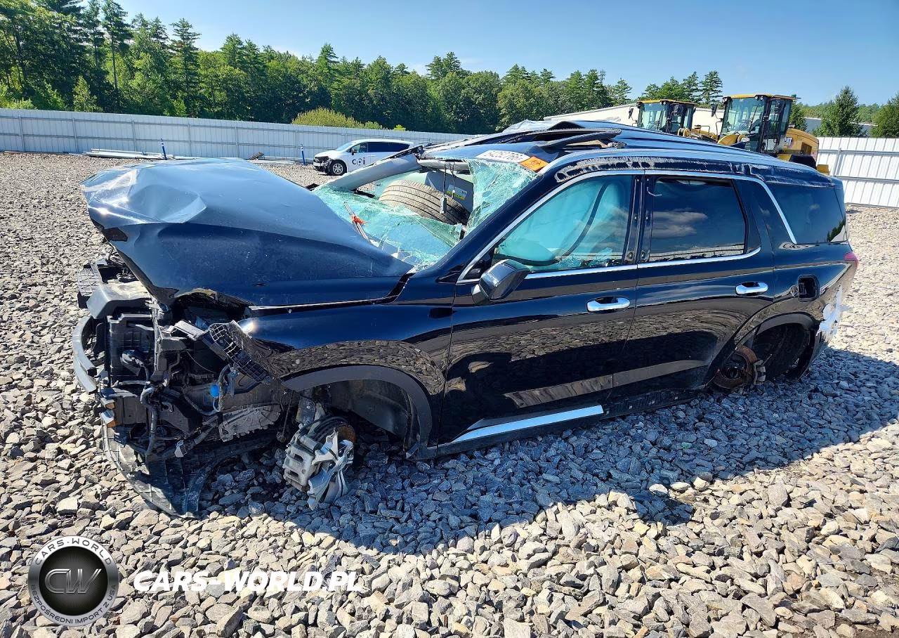 2022 Hyundai Palisade Sel VIN:KM8R4DHE6NU350117 - 1