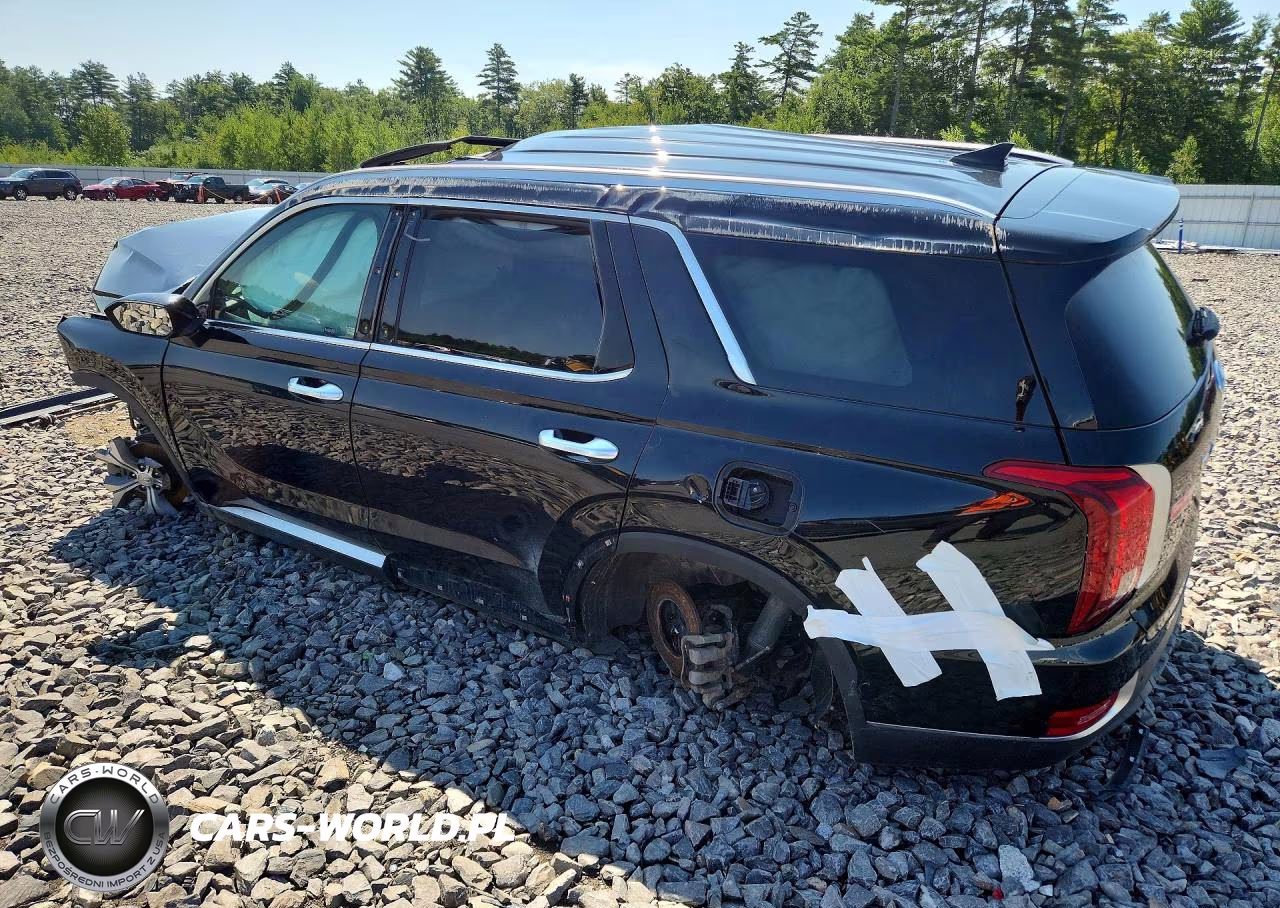 2022 Hyundai Palisade Sel VIN:KM8R4DHE6NU350117 - 2