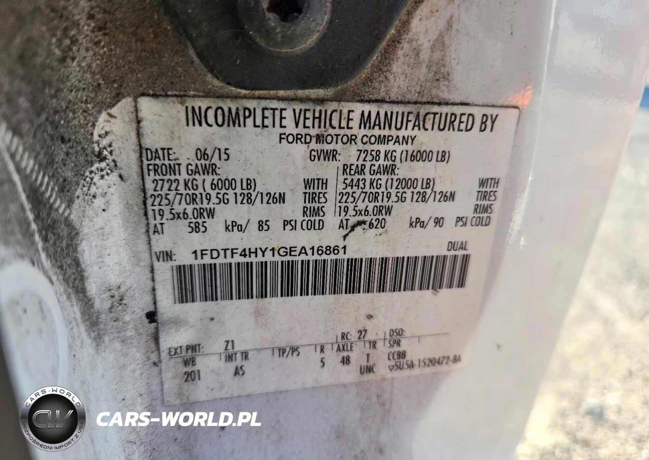 2016 Ford F450 Super Duty Box Truck VIN:1FDTF4HY1GEA16861 - 13