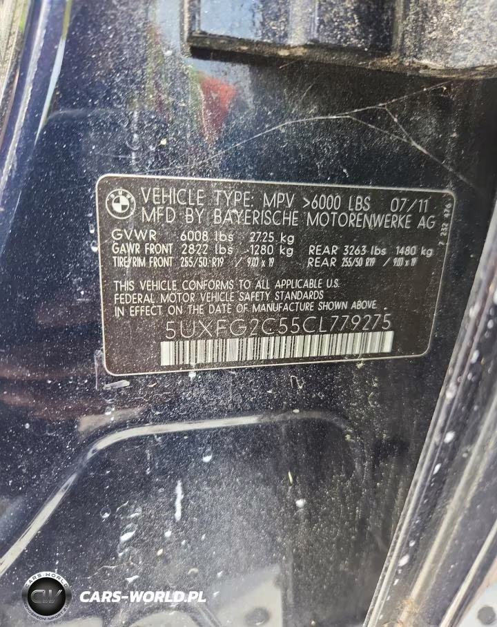 2012 BMW X6 xDrive35I VIN:5UXFG2C55CL779275 - 13