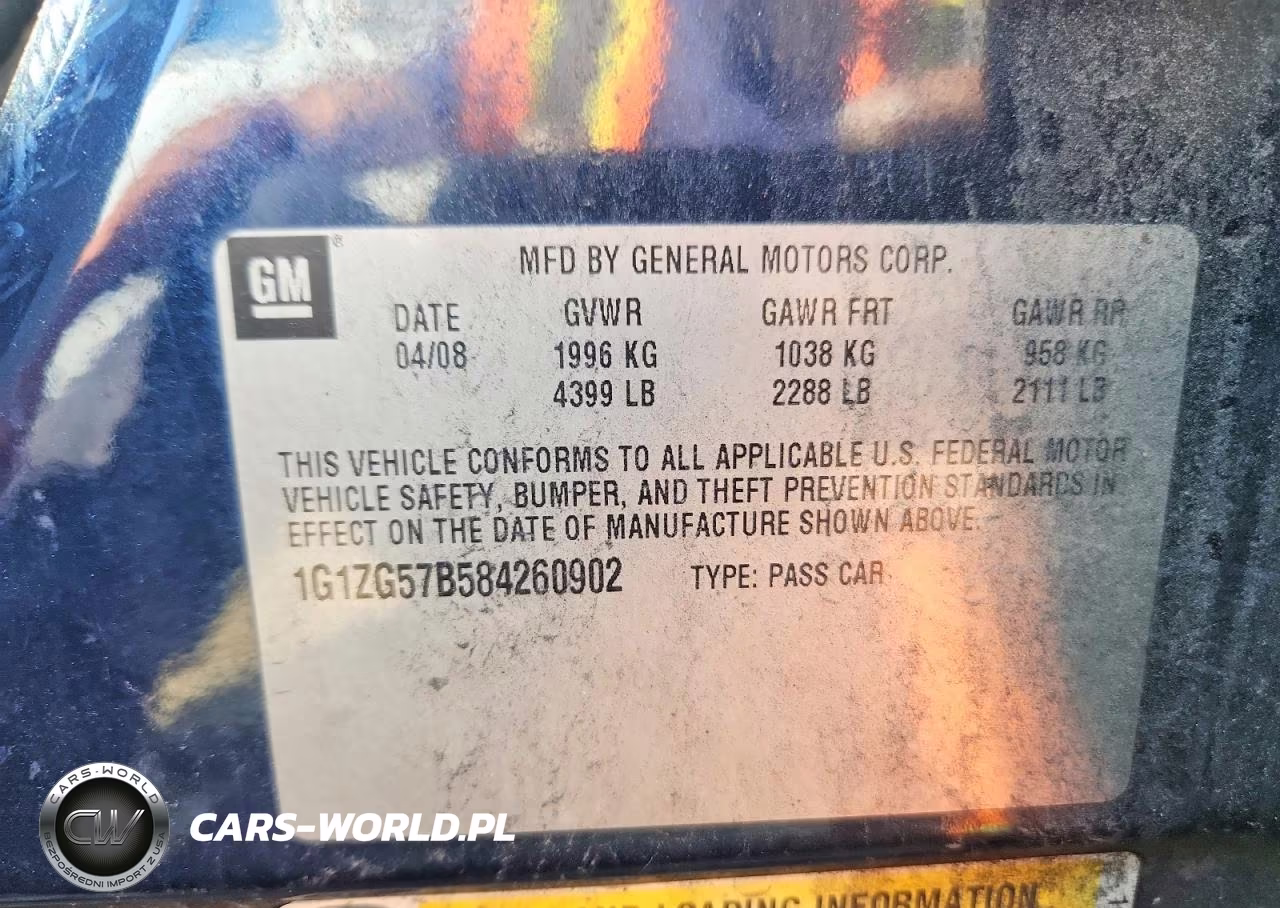 2008 Chevrolet Malibu Ls VIN:1G1ZG57B584260902 - 12