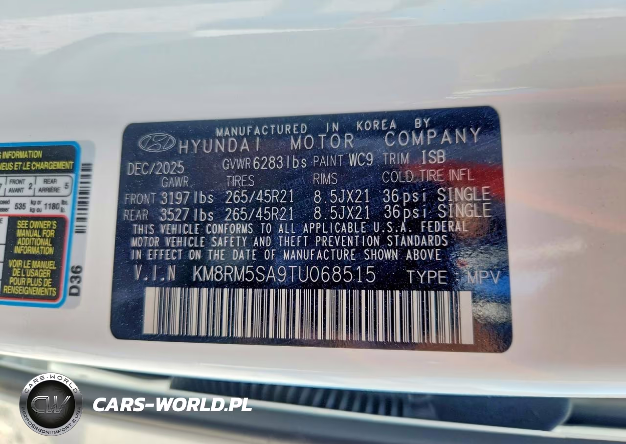 2026 Hyundai Palisade Calligraphy VIN:KM8RM5SA9TU068515 - 14