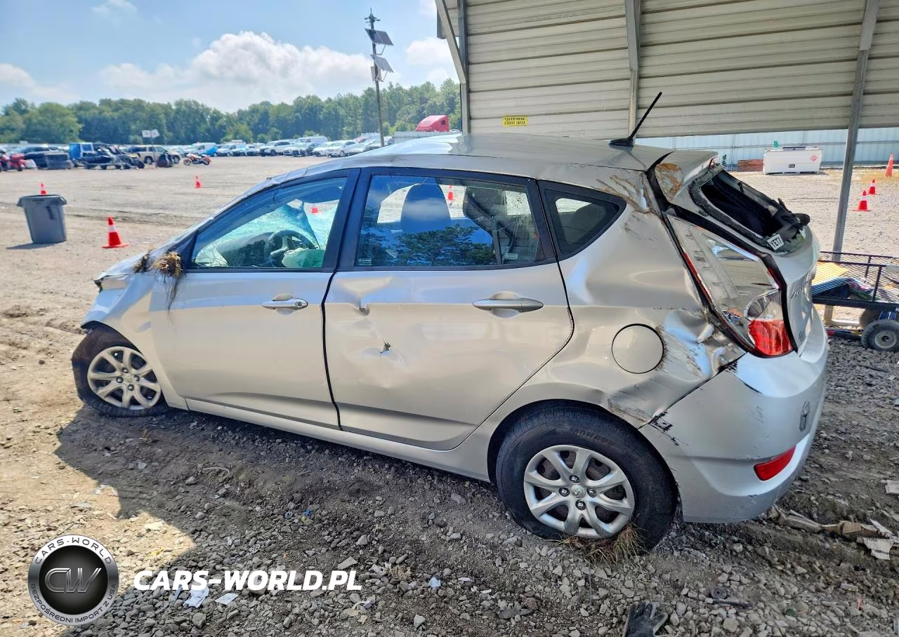 2012 Hyundai Accent Gs VIN:KMHCT5AE7CU006298 - 2