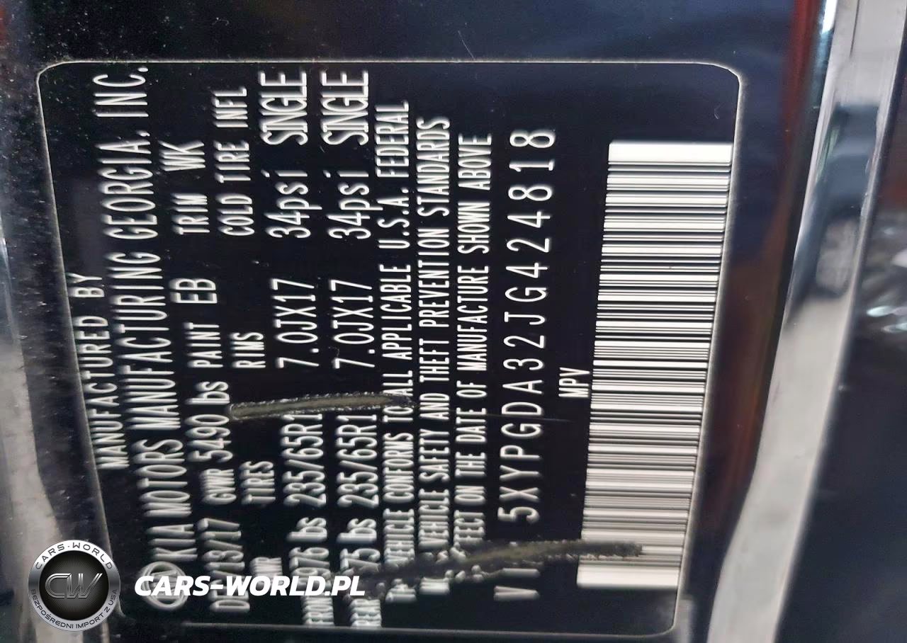 2018 Kia Sorento Lx VIN:5XYPGDA32JG424818 - 14
