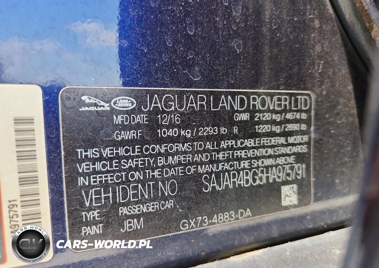 2017 Jaguar Xe VIN:SAJAR4BG5HA975791 - 12