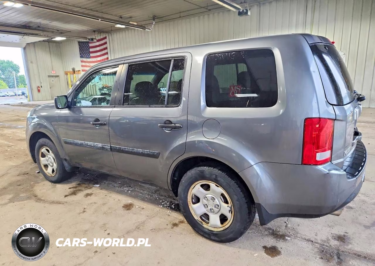 2012 Honda Pilot Lx VIN:5FNYF4H20CB002657 - 2