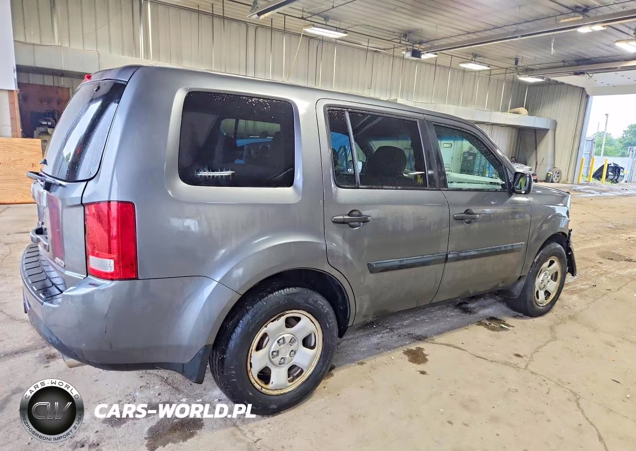 2012 Honda Pilot Lx VIN:5FNYF4H20CB002657 - 3