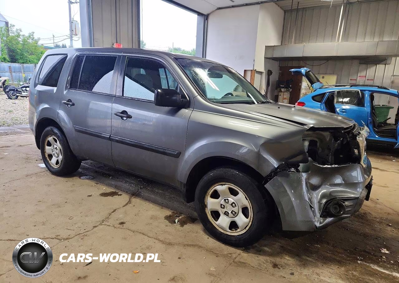 2012 Honda Pilot Lx VIN:5FNYF4H20CB002657 - 4