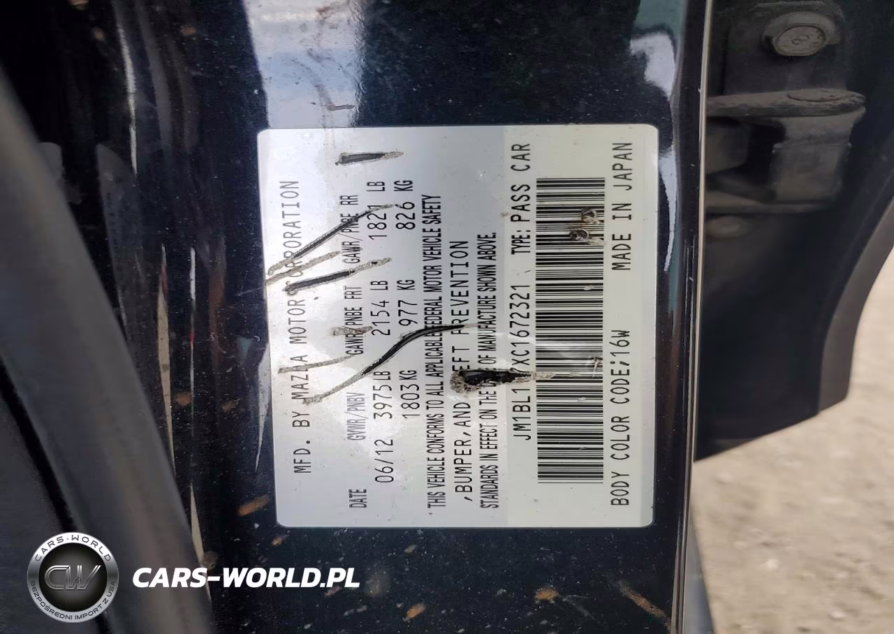 2012 Mazda 3 I VIN:JM1BL1V7XC1672321 - 12