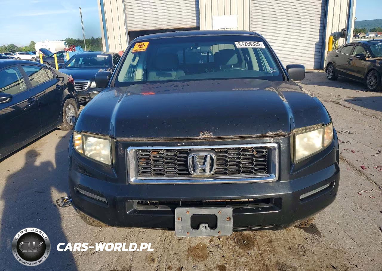 2007 Honda Ridgeline Rtx VIN:2HJYK16367H522959 - 5