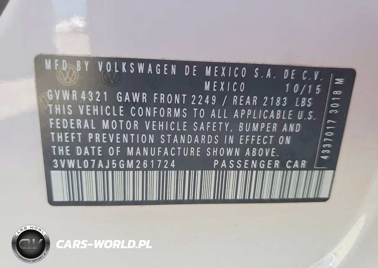 2016 Volkswagen Jetta Sel VIN:3VWL07AJ5GM261724 - 13