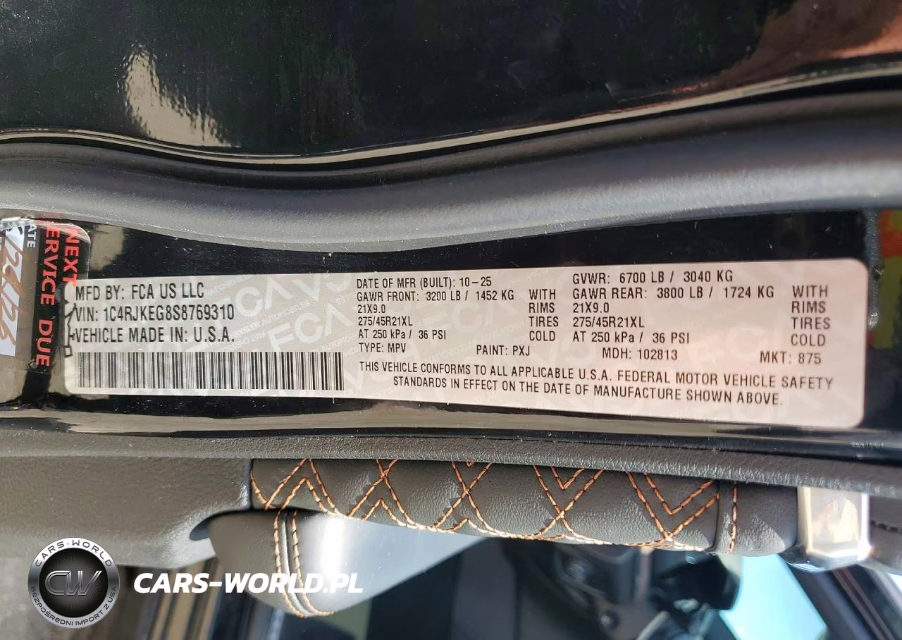 2025 Jeep Grand Cherokee L Summit VIN:1C4RJKEG8S8769310 - 13