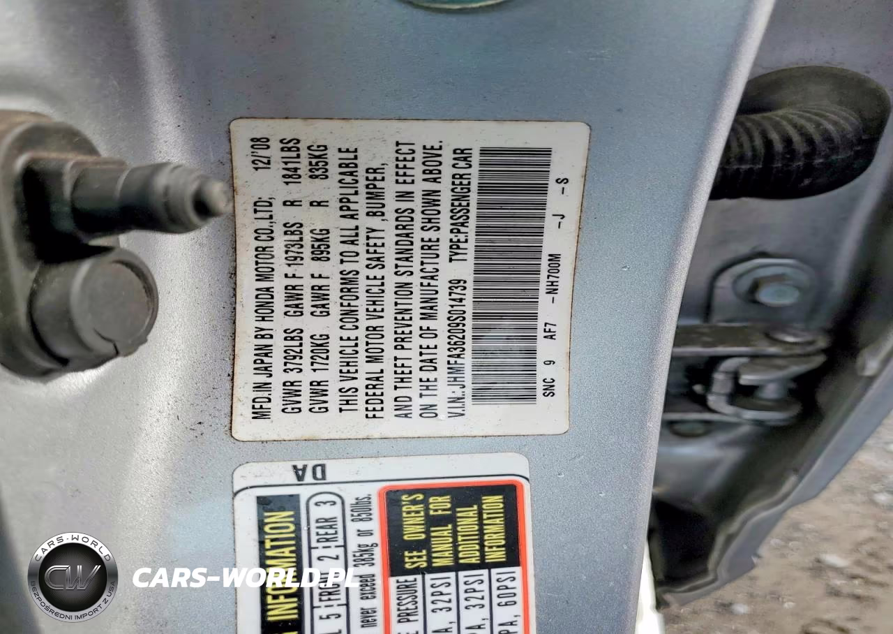 2009 Honda Civic Hybrid VIN:JHMFA36209S014739 - 12