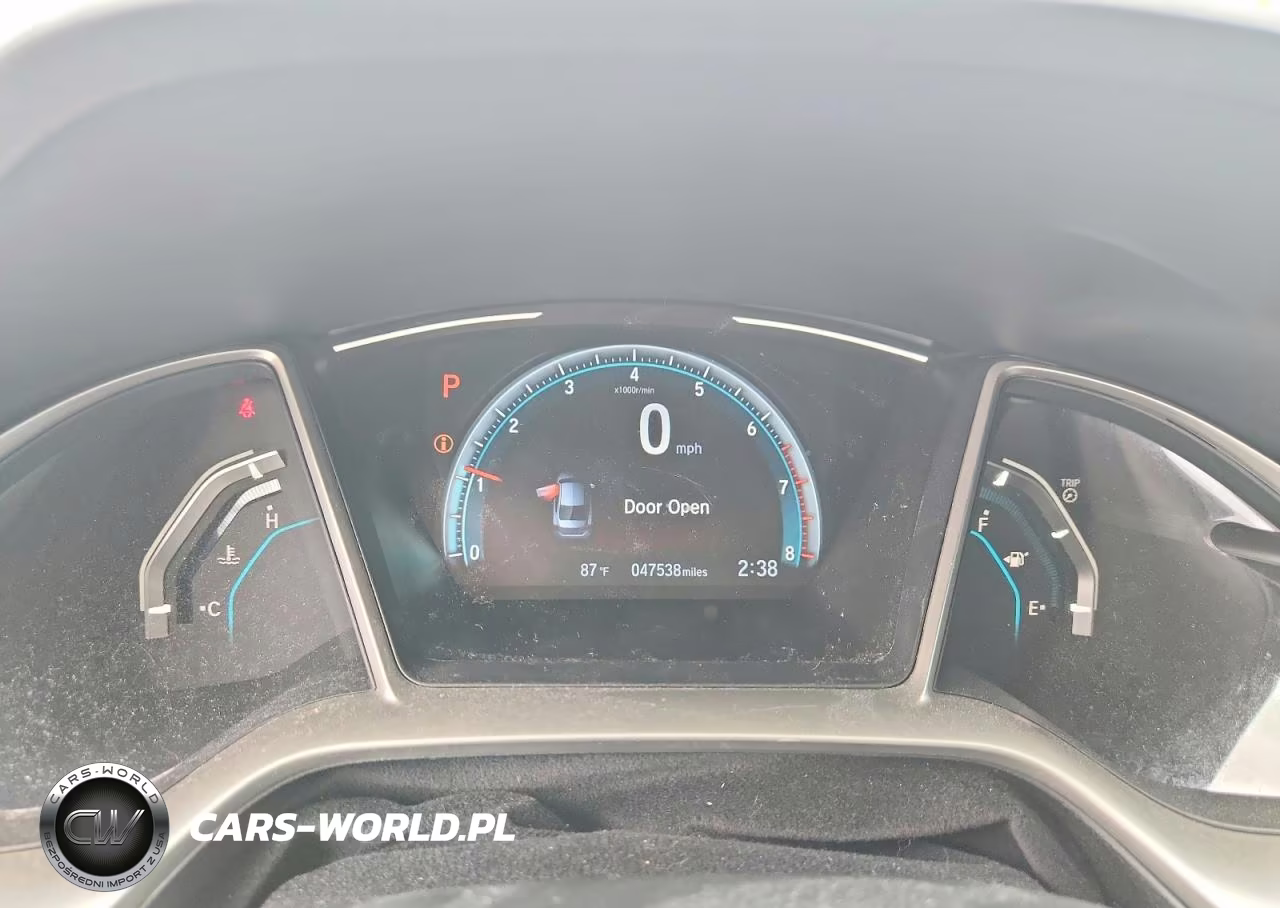 2021 Honda Civic Exl VIN:19XFC1F77ME001185 - 9