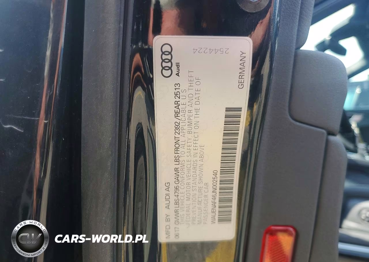 2018 Audi A4 Premium Plus VIN:WAUENAF46JN002540 - 12