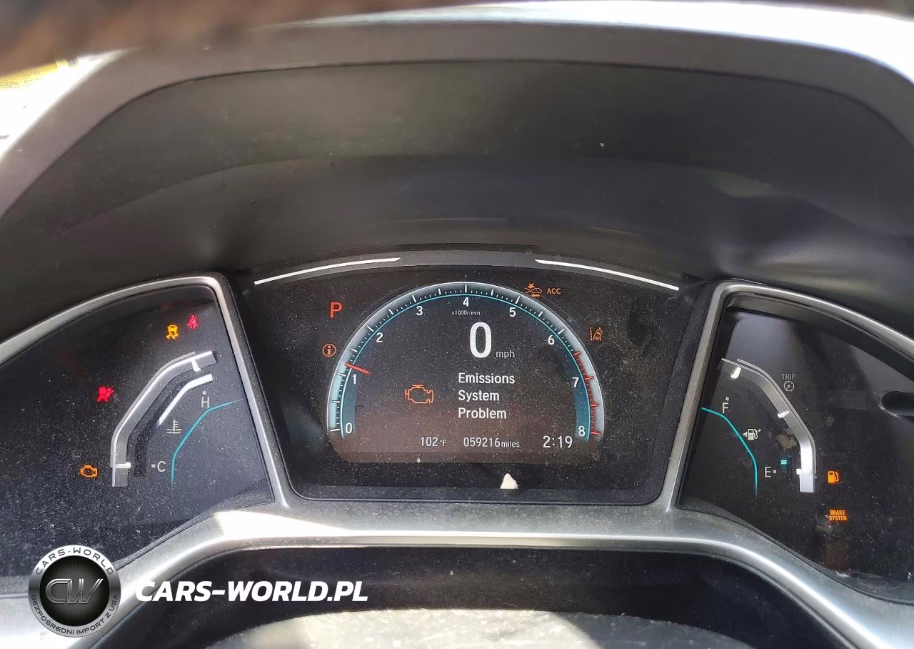 2020 Honda Civic Ex VIN:19XFC1F34LE200139 - 9