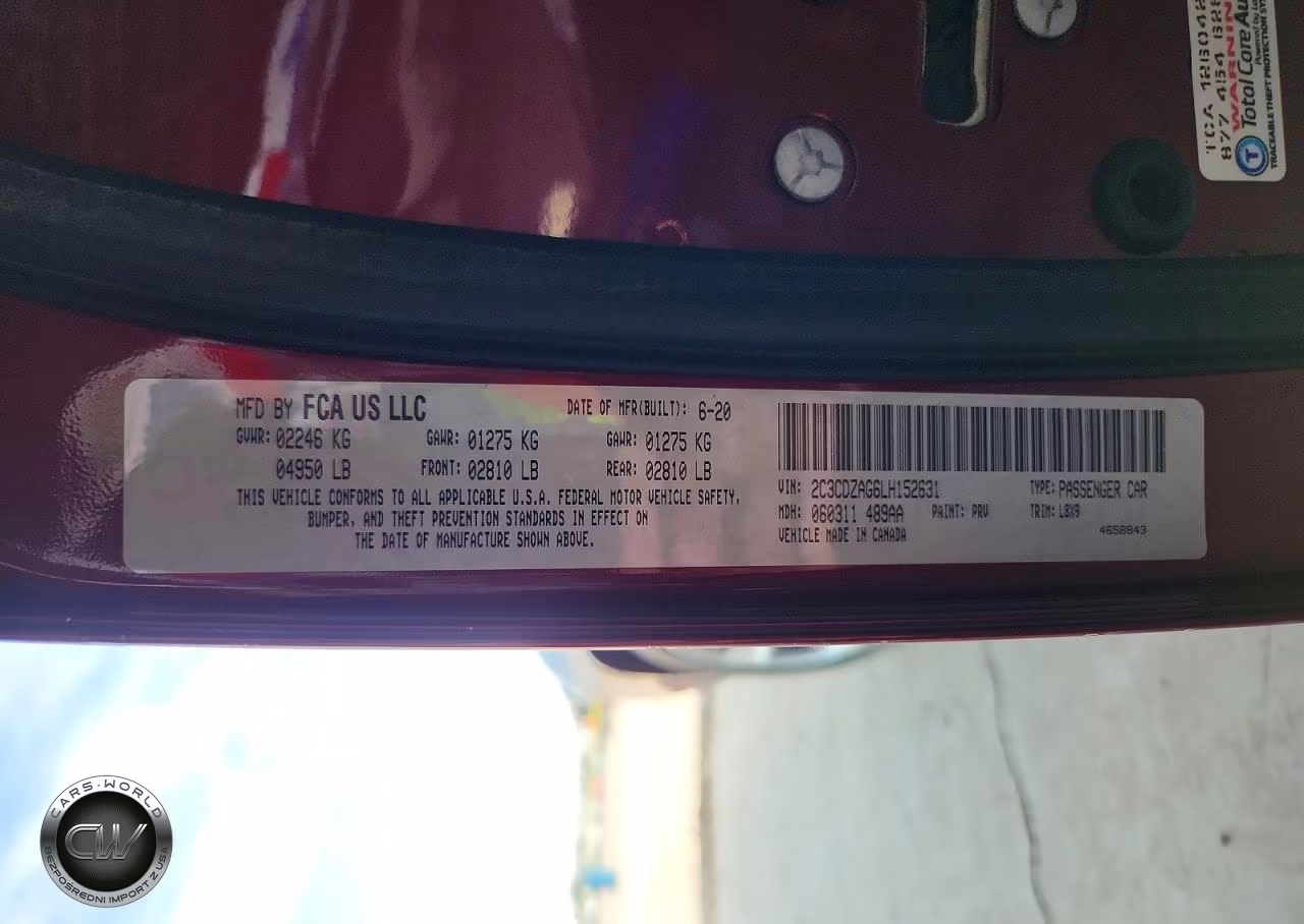 2020 Dodge Challenger Sxt VIN:2C3CDZAG6LH152631 - 12