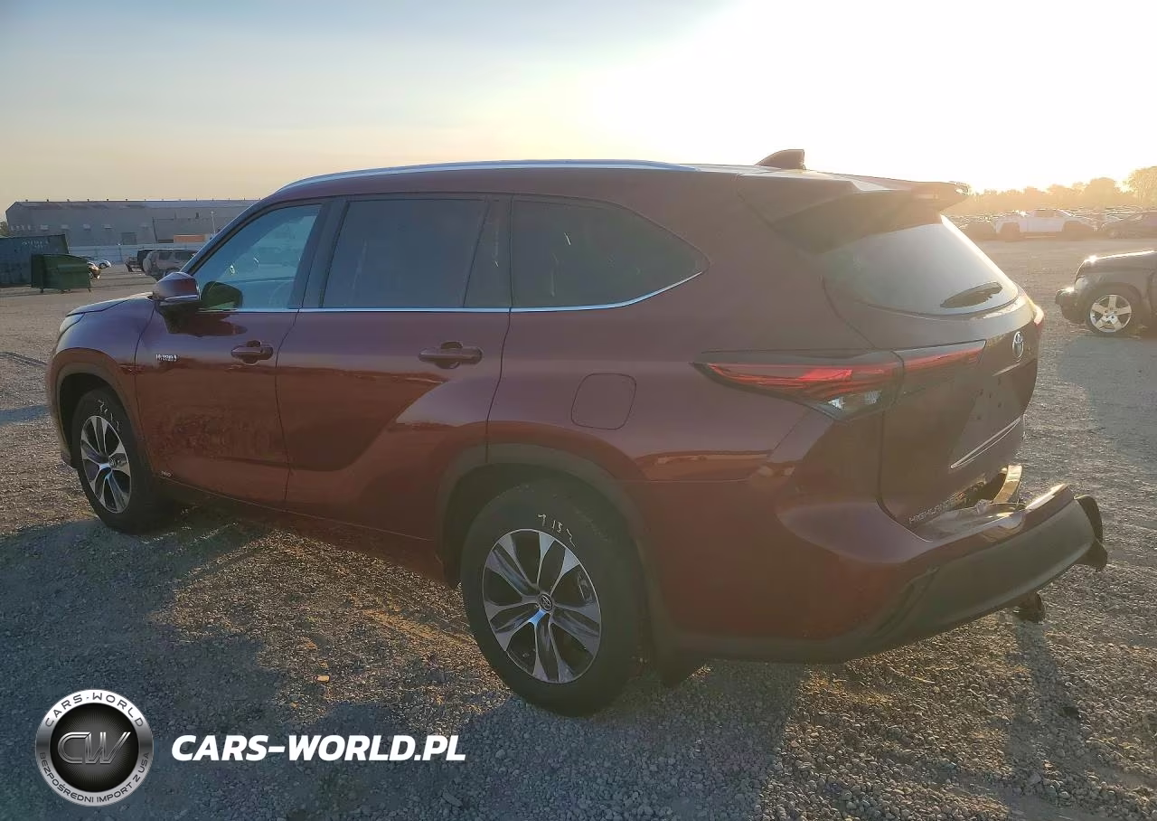 2021 Toyota Highlander Hybrid Xle VIN:5TDGBRCHXMS060739 - 2