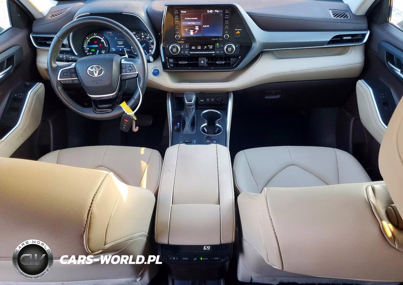 2021 Toyota Highlander Hybrid Xle VIN:5TDGBRCHXMS060739 - 8