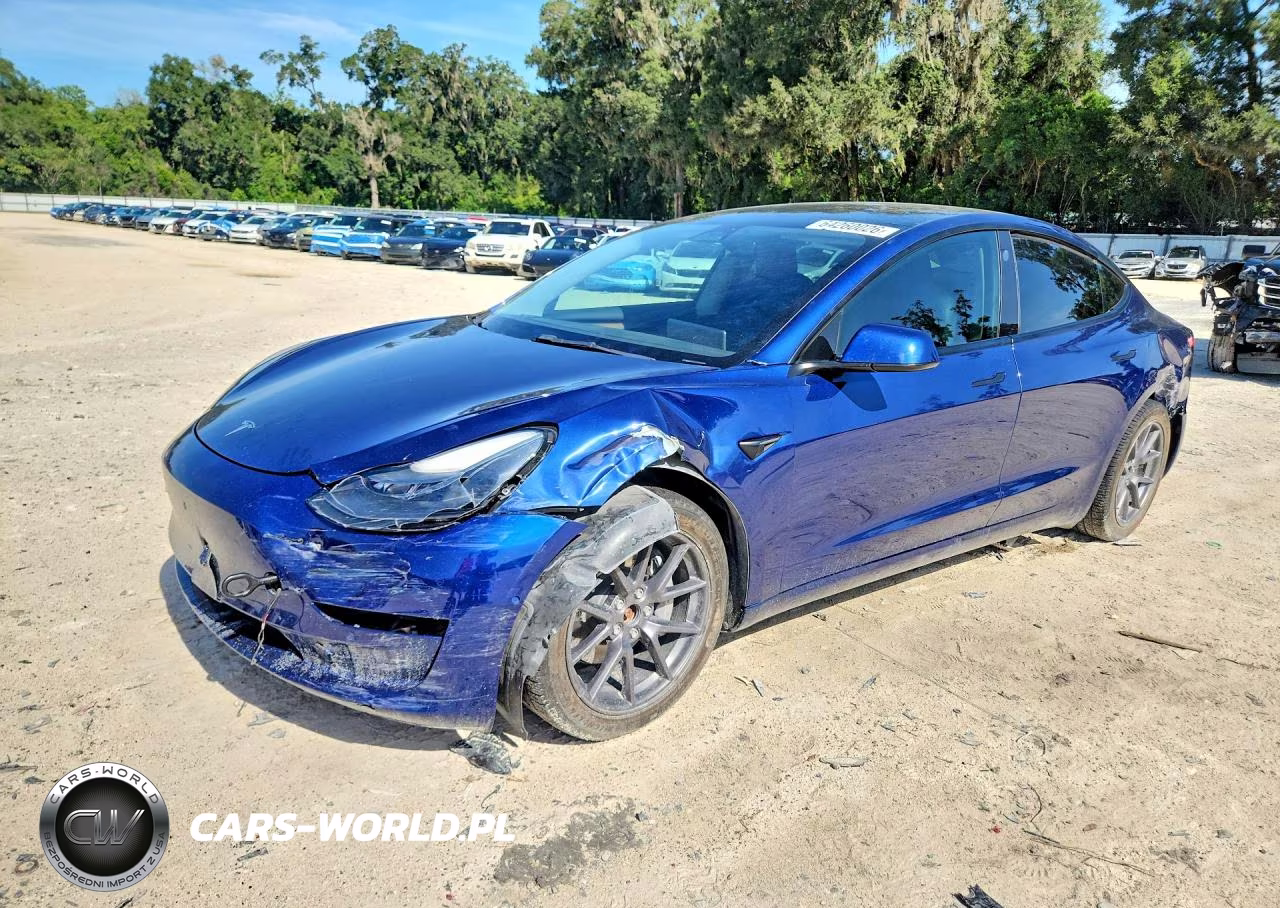 2022 Tesla Model 3 VIN:5YJ3E1EBXNF238848 - 1