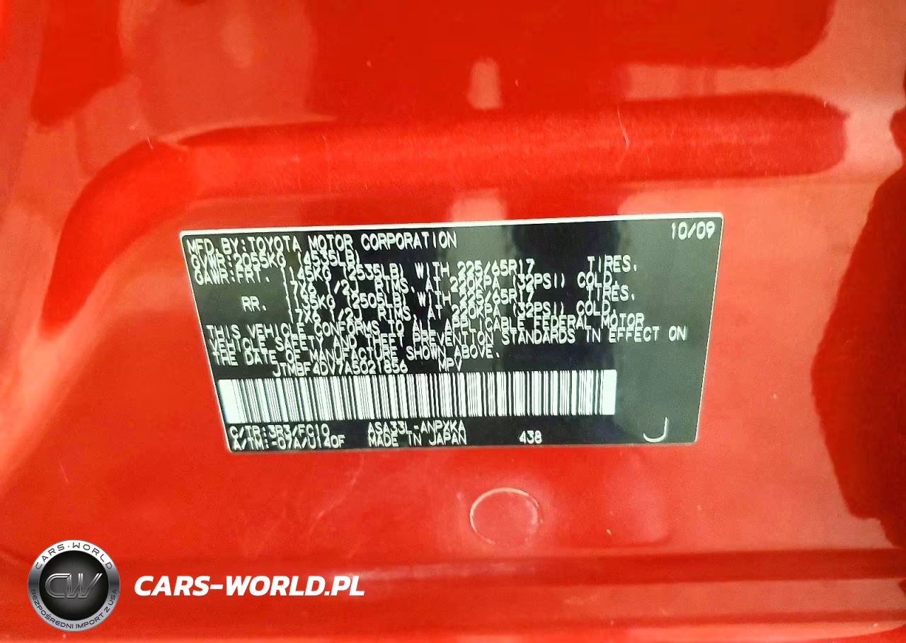 2010 Toyota Rav4 VIN:JTMBF4DV7A5021856 - 13
