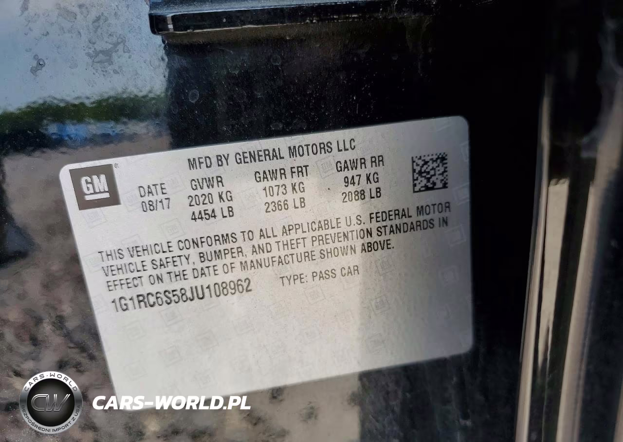 2018 Chevrolet Volt Lt VIN:1G1RC6S58JU108962 - 12