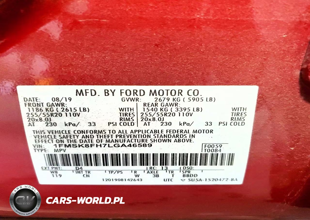 2020 Ford Explorer Limited VIN:1FMSK8FH7LGA46589 - 12