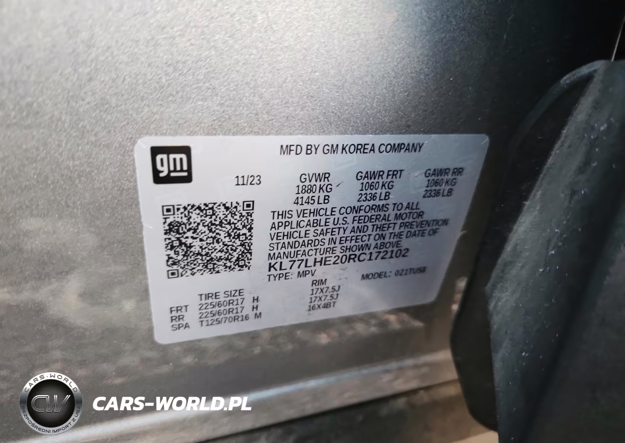 2024 Chevrolet Trax 1Lt VIN:KL77LHE20RC172102 - 13
