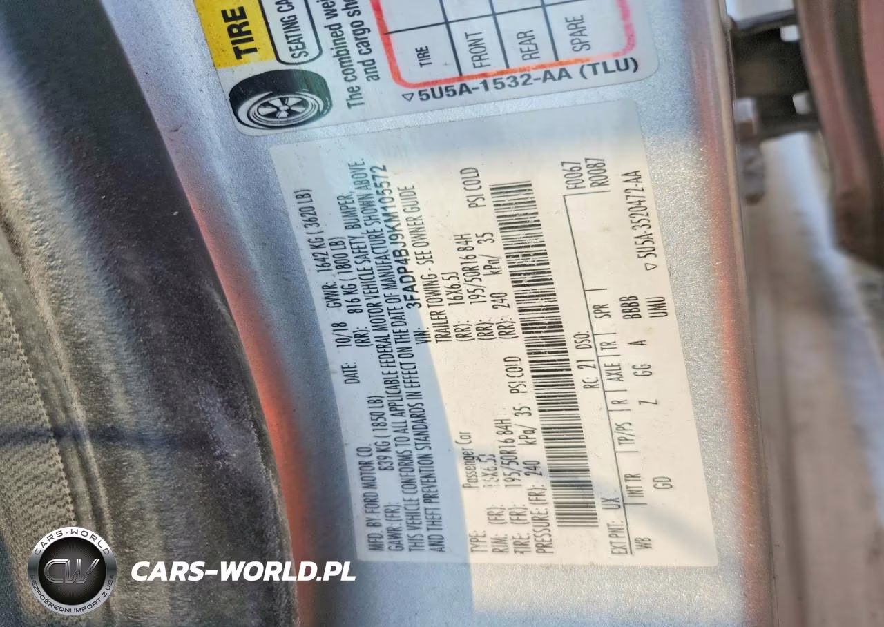 2019 Ford Fiesta Se VIN:3FADP4BJ9KM105572 - 13