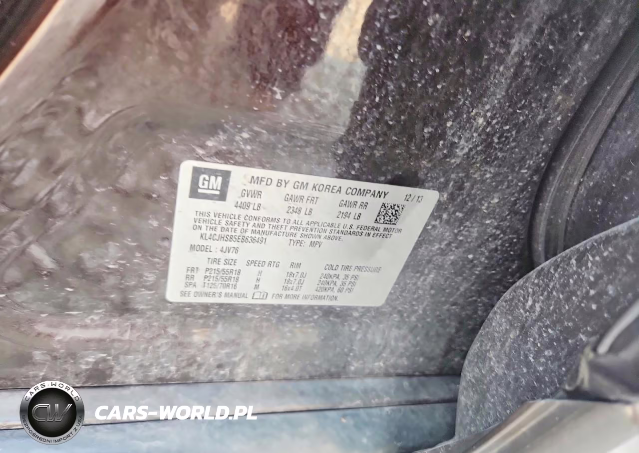 2014 Buick Encore Premium VIN:KL4CJHSB5EB636491 - 13