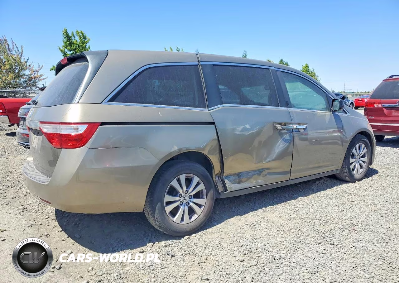 2013 Honda Odyssey Exl VIN:5FNRL5H6XDB070133 - 3