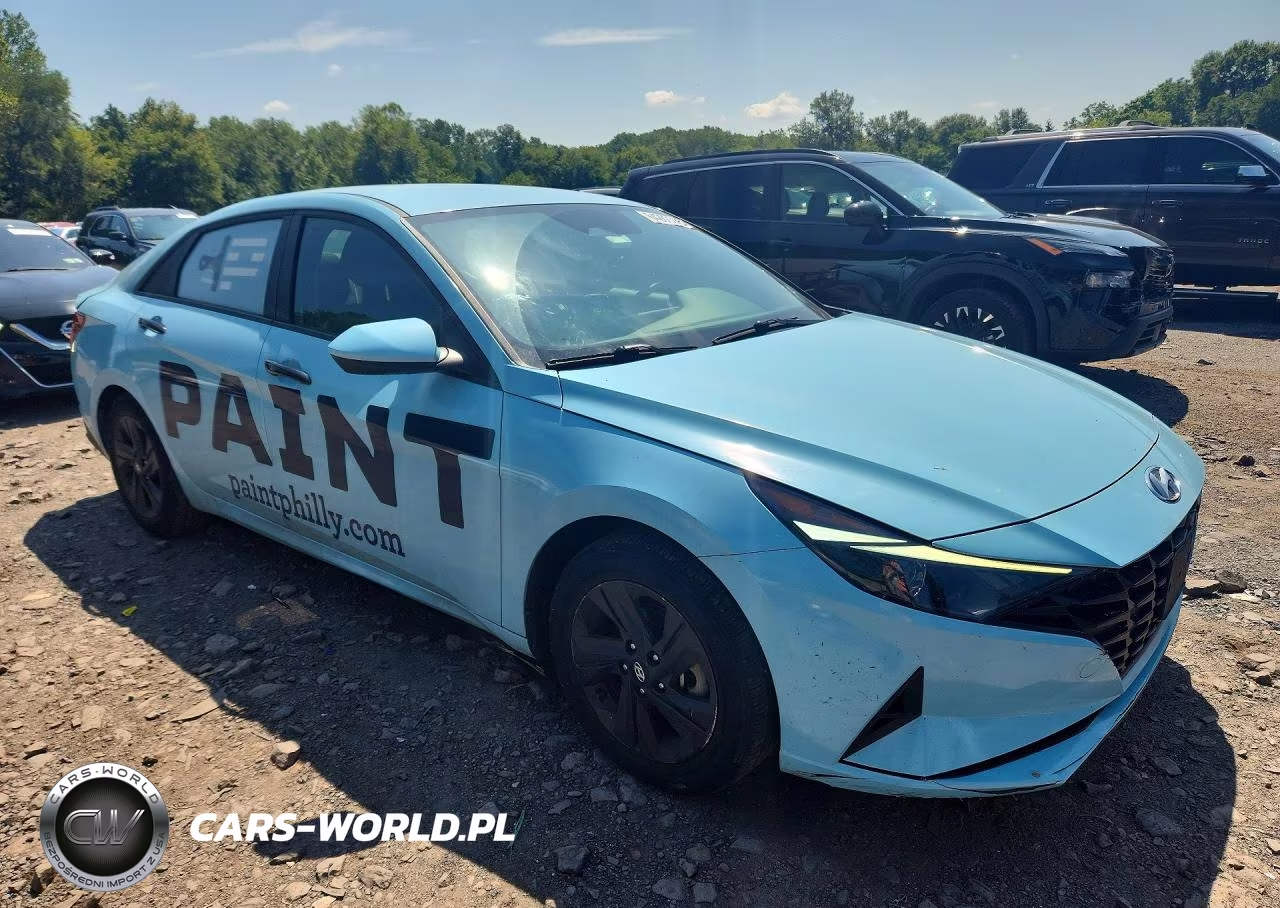2023 Hyundai Elantra Blue VIN:KMHLM4AJ0PU087655 - 4