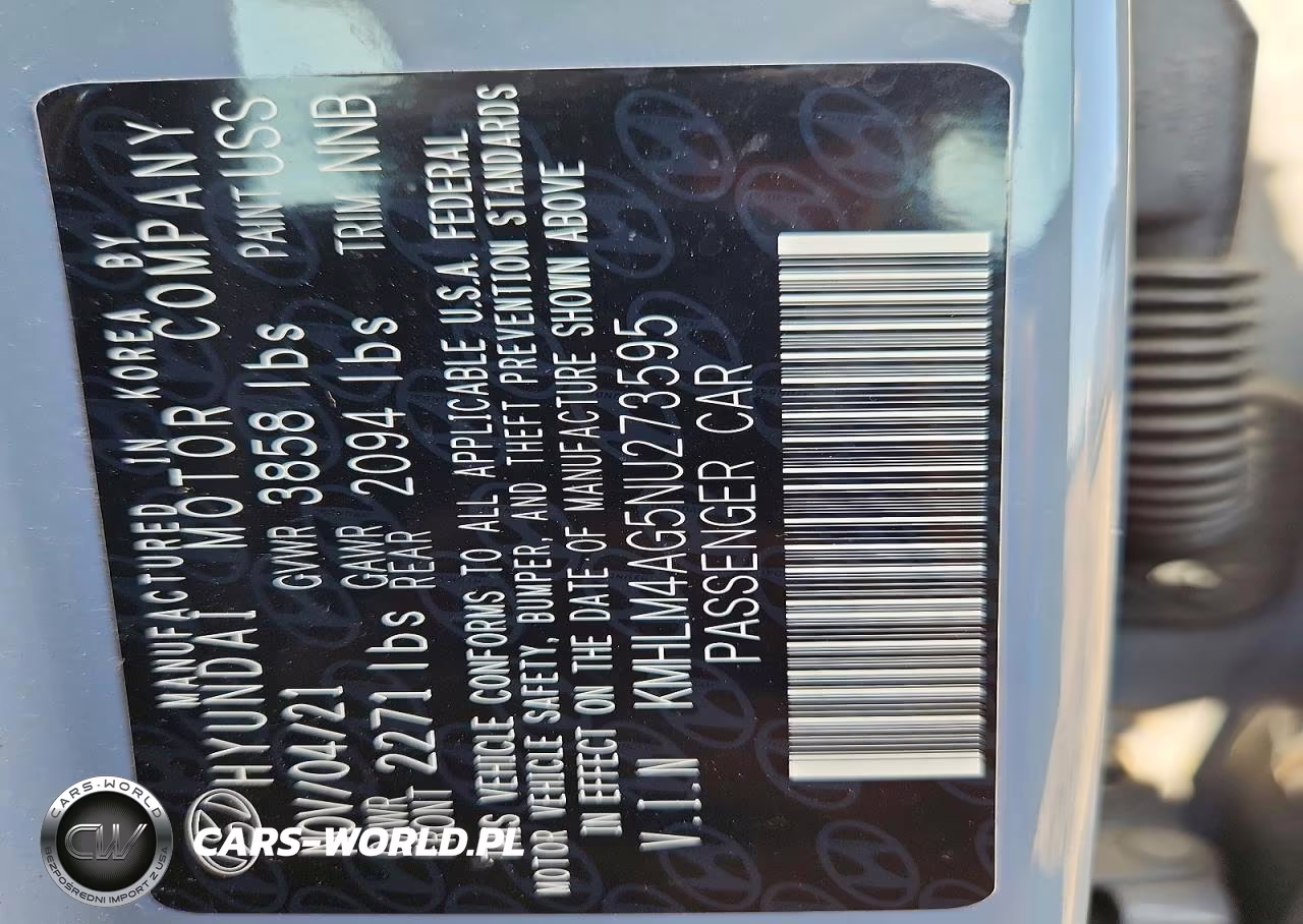 2022 Hyundai Elantra Sel VIN:KMHLM4AG5NU273595 - 13