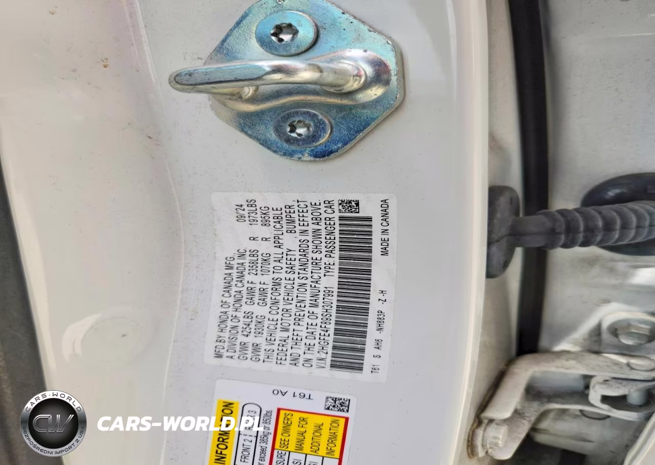 2025 Honda Civic Sport VIN:2HGFE4F89SH307991 - 12